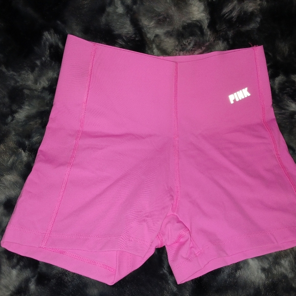 PINK VICTORIAS SECRET Pants - PINK VS hot pink compression shortd